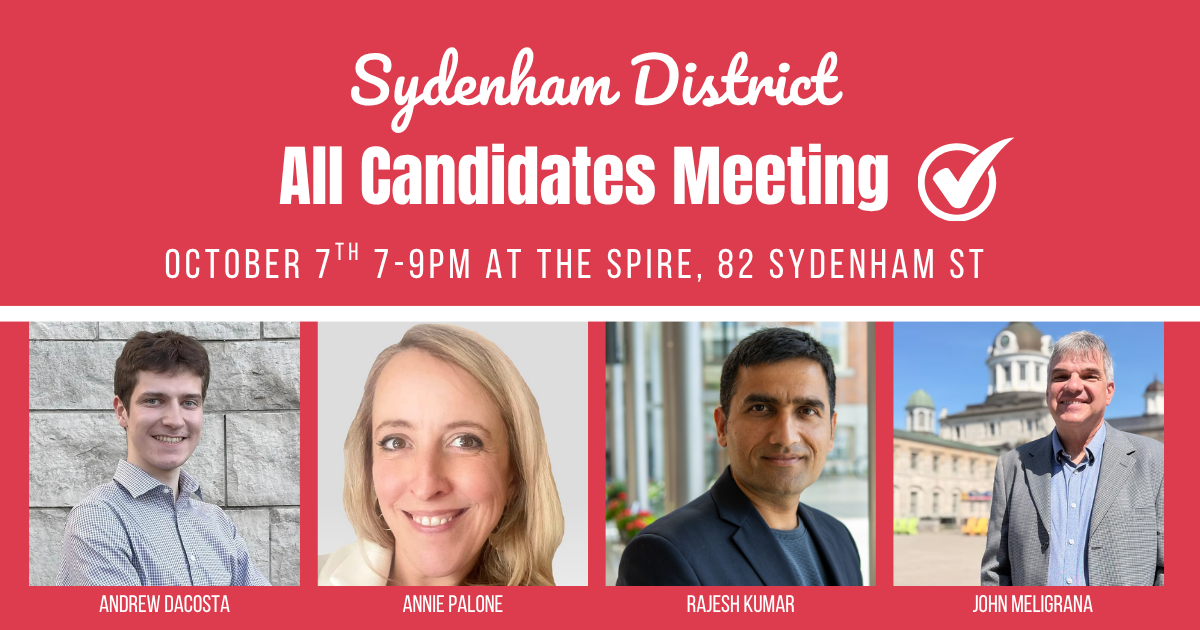 Sydenham District All Candidates Meeting